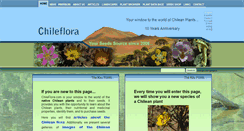 Desktop Screenshot of chileflora.com