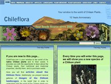 Tablet Screenshot of chileflora.com